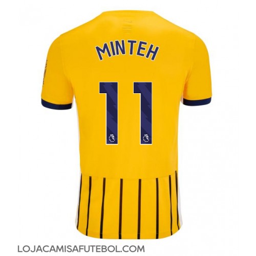 Camisa de Futebol Brighton Yankuba Minteh #11 Equipamento Alternativo 2025-26 Manga Curta